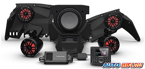 Комплект акустики с медиаресивером и усилителем Rockford Fosgate X317-STG4